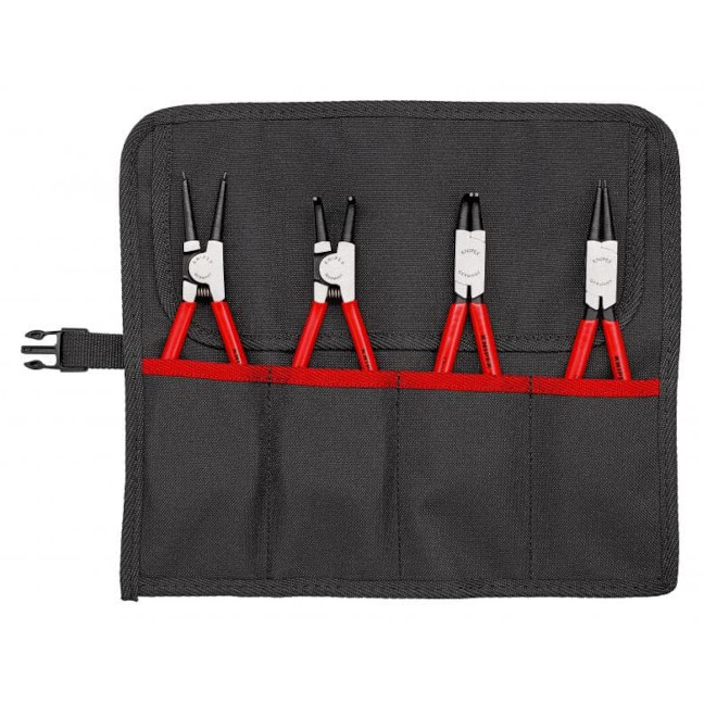 Knipex 001956 4-Piece Circlip Pliers Set in Tool Roll