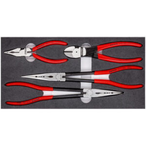 Knipex 002001V16 4-Piece Automotive Pliers Set in Foam Tray