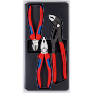 Knipex 002009V01 3-Piece Combination, Diagonal, Cobra Set