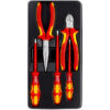 Knipex 002013 Pliers and WERA Screwdriver Set, 5-Piece - 1000V Insulated
