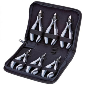 Knipex 002016PESD Precision Electronics ESD Plier Set in Zipper Pouch 6-Piece