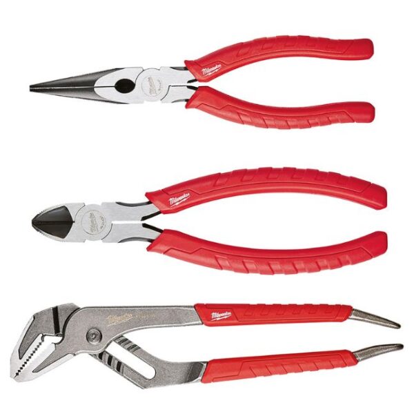Milwaukee 48-22-6331 Comfort Grip Pliers Set 3-Piece Milwaukee 48-22-6331 Comfort Grip Pliers Set 3-Piece