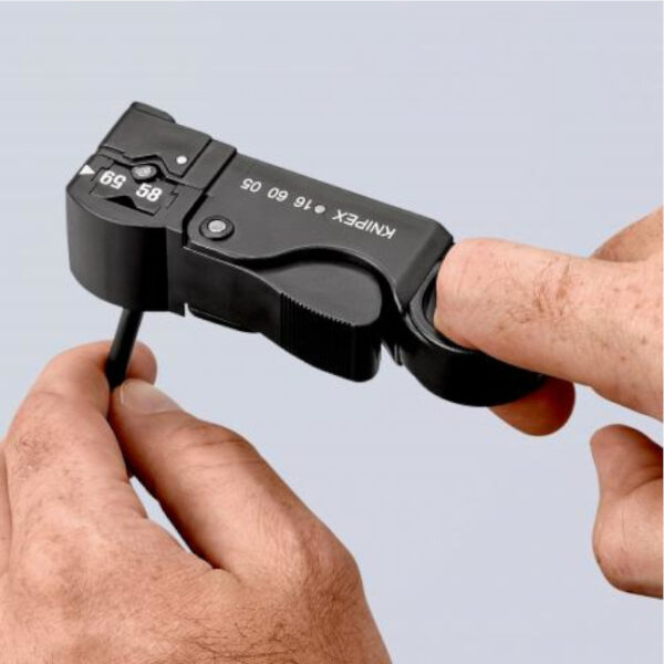 Knipex 166005SB Coax Wire Stripper Knipex 166005SB Coax Wire Stripper