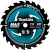 Makita B-61656 7-1/4" 24T Carbide‑Tipped Framing Max Efficiency Circular Saw Blade