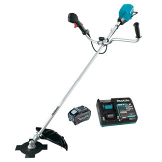 Makita UR006GT101 40V max XGT Brushless Cordless 9" Brush Cutter Kit with Bike Handle, AFT and ADT