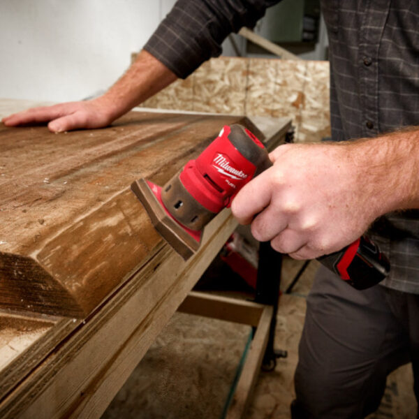 Milwaukee 2531-20 M12 FUEL 12V Brushless Orbital Detail Sander - Tool Only