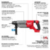 Milwaukee 2916-22 M18 FUEL 18V 1-1/4" SDS Plus D-Handle Rotary Hammer Kit with ONE-KEY