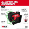 Milwaukee 3624-21 M12 Green Cross Line and 4-Points Laser Kit
