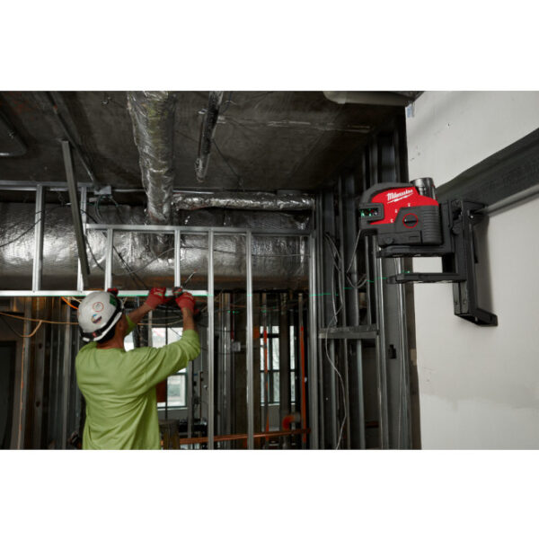 Milwaukee 3624-21 M12 Green Cross Line and 4-Points Laser Kit