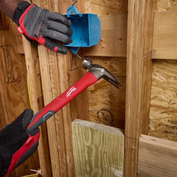 Milwaukee 48-22-9320 21oz Milled Face Poly/Fiberglass Handle Hammer