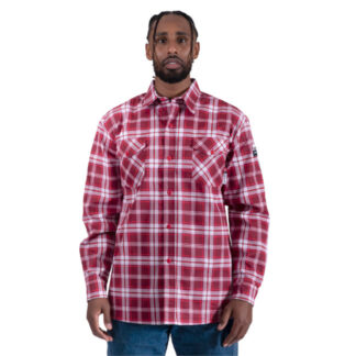 Pioneer 5780 V2520610 Red Plaid FLAME-GUARD 100% Cotton 7oz Safety Shirt