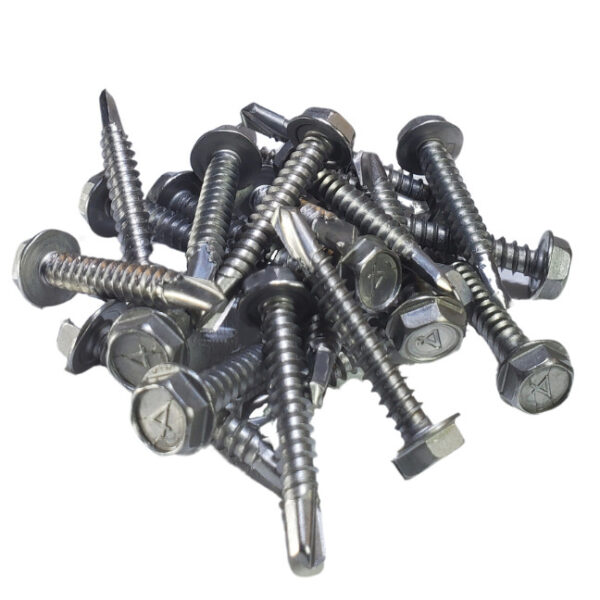 #10 Hex Head TEK Self Drilling Screw Stainless Steel