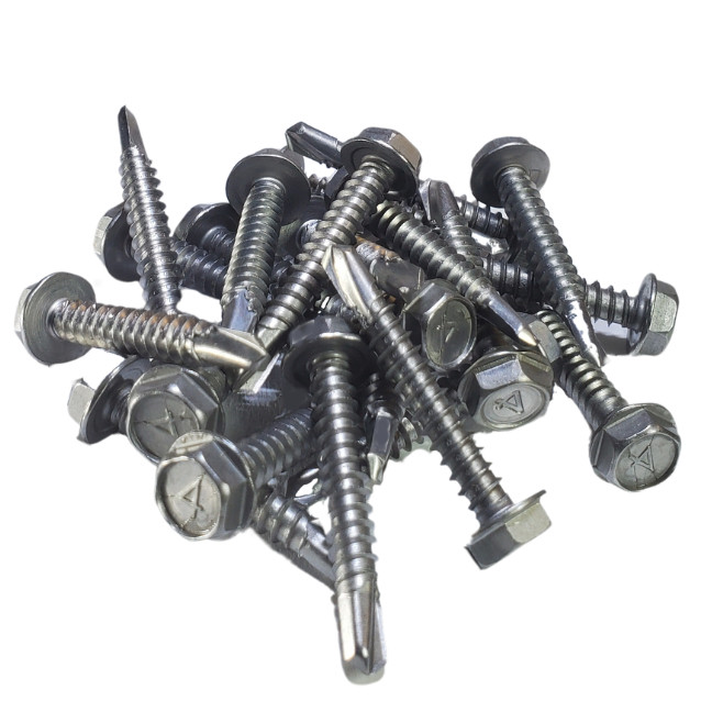  10 Hex Head TEK Self Drilling Screw Stainless Steel BC Fasteners Tools