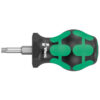 Wera 008857 367 T15 x 25mm Stubby Torx Screwdriver Wera 008857 367 T15 x 25mm Stubby Torx Screwdriver