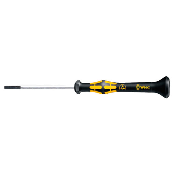 Wera 030101 1578A 1.5 x 40mm ESD Safe Slotted Precision Screwdriver Wera 030101 1578A 1.5 x 40mm ESD Safe Slotted Precision Screwdriver