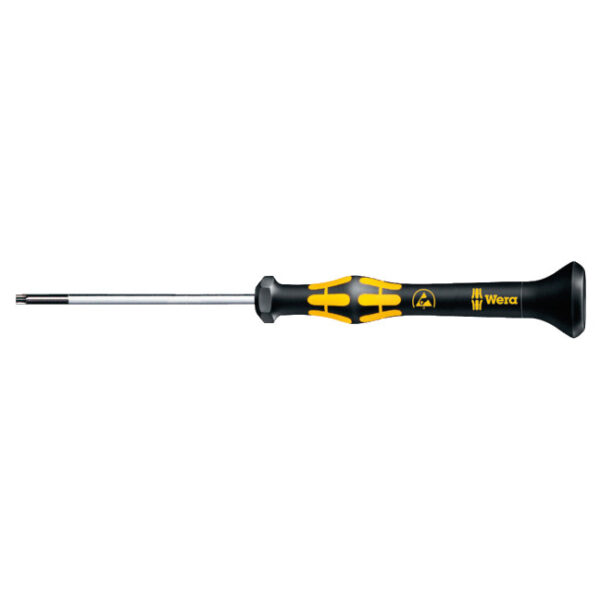 Wera 030406 1567 Kraftform T10 x 60mm ESD Safe Micro Torx Holding Function Precision Screwdriver