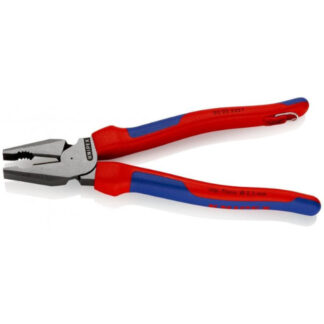 Knipex 0202225T 9" High Leverage Combination Pliers - Tethered Attachment