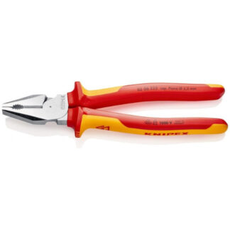 Knipex 0206225 9" High Leverage Combination Pliers - Tethered Attachment