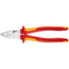Knipex 0206225 9" High Leverage Combination Pliers - Tethered Attachment
