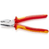 Knipex 0206225 9" High Leverage Combination Pliers - Tethered Attachment
