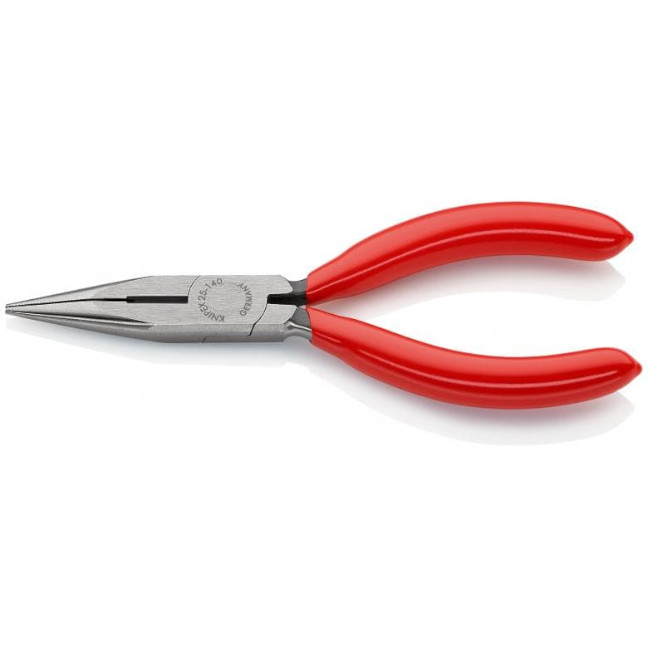 Knipex 2501140 5-1/2" Long Nose Pliers with Cutter and Plastic Coated
