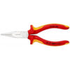 Knipex 2506160 6-1/4" Insulated Long Nose Pliers with Cutter - 1000V