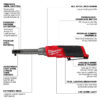 Milwaukee 2568-20 M12 FUEL 12V Lithium-Ion 1/4" Extended Reach High Speed Ratchet - Tool Only