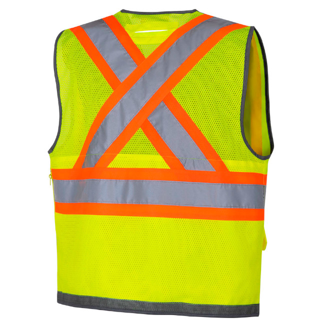 Pioneer Hi Viz Mesh Surveyor's Safety Vest - BC Fasteners & Tools Ltd.