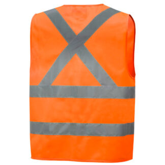 Pioneer 6885 V1031050 Hi-Viz Premium Polyester Safety Vest-Orange