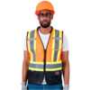 Pioneer 6894 V1024950 Hi-Viz Bi-Colour Mesh Back Safety Vest-Orange
