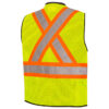 Pioneer 6895 V1024960 Hi-Viz Bi-Colour Mesh Back Safety Vest-Yellow/Green