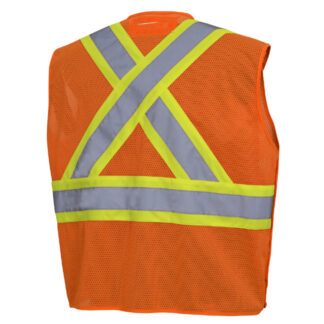 Pioneer Hi-Viz Drop Shoulder Mesh Safety Vest