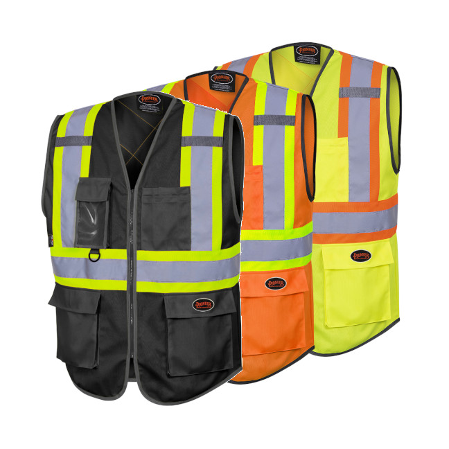 Pioneer Hi-Viz Premium Polyester Safety Vest
