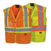Pioneer Hi-Viz Drop Shoulder Mesh Safety Vest