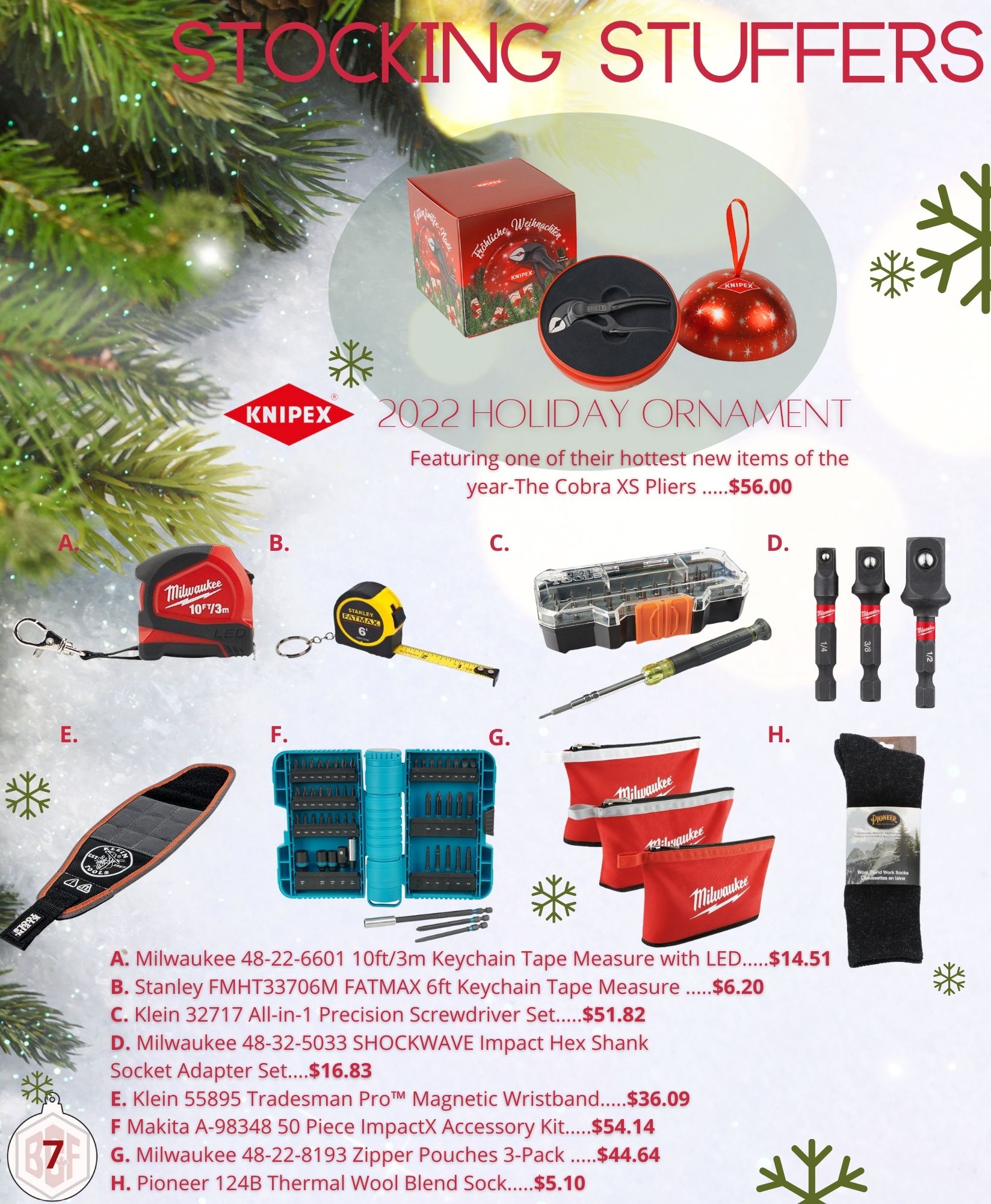 Holiday Gift Guide - BC Fasteners & Tools