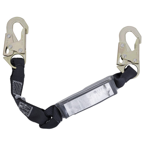Peakworks SA-5200-2.5 V81036025 2.5FT Shock Absorbing Lanyard (110-220lb capacity) SP -Single Leg with Snap Hooks Peakworks SA-5200-2.5 V81036025 2.5FT Shock Absorbing Lanyard (110-220lb capacity) SP -Single Leg with Snap Hooks