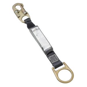 Peakworks SA-5207-2 V8103672 18" Shock Absorbing Lanyard (110-220lb capacity) SP - Single Leg - Snap and D-Ring