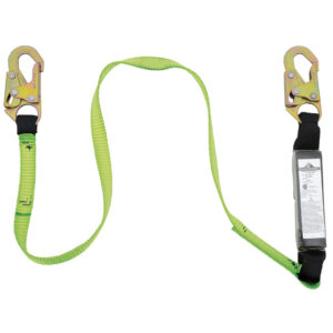 Peakworks SA-5400-6 V8104606 6FT Shock Absorbing Lanyard (110-220lb capacity) SP - Single Leg with Snap Hooks