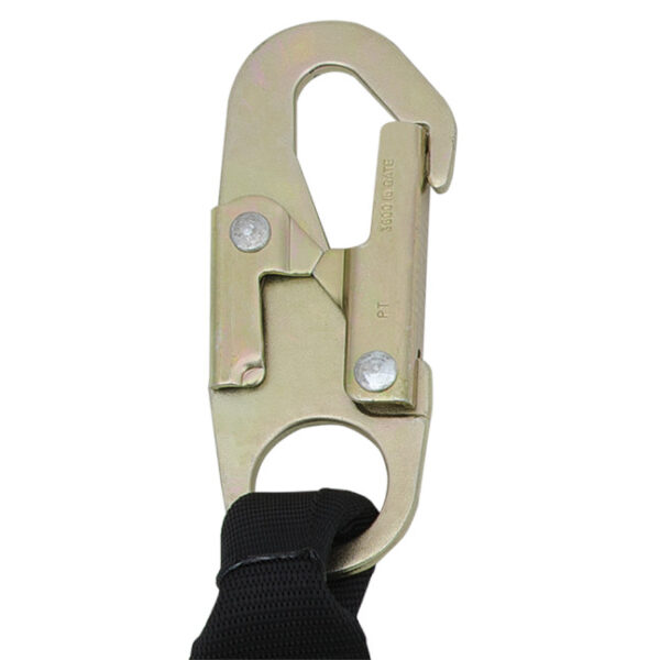 Peakworks SA-5402-6 V8104626 6FT Shock Absorbing Lanyard (110-220lb capacity) SP - Single Leg with Snap and Form Hooks