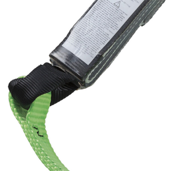 Peakworks SA-5402-6A V8104626A 6FT Shock Absorbing Lanyard (110-220lb capacity) SP - Single Leg with Snap and Form Hooks - Adjustable