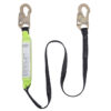 Peakworks SA-6400-6 V8104706 6FT Shock Absorbing Lanyard (200 - 350lb capacity) SP - Single Leg with Snap Hooks Peakworks SA-6400-6 V8104706 6FT Shock Absorbing Lanyard (200 - 350lb capacity) SP - Single Leg with Snap Hooks