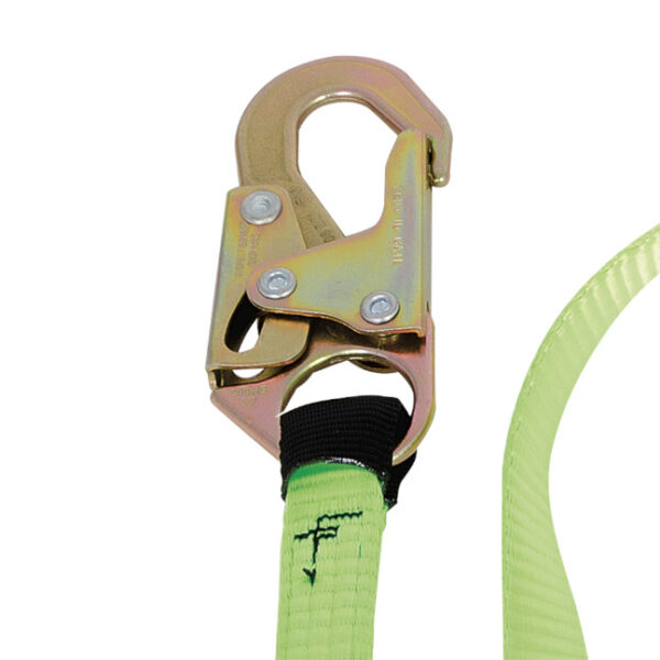 Peakworks SA-54000-6 V8104806 6FT Shock Absorbing Lanyard (110 - 2220 lb capacity) SP - Twin Leg with Snap Hooks