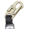 Peakworks V8108826 SA-55522-6 6FT Shock Absorbing Lanyard (110-220lb capacity) SP - Twin Leg -100% Tie Off Galvanized Cable with Snap and Form Hooks