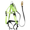 Peakworks V8252436 FBH-10000A5440-6 6FT Harness/Lanyard Integral Combo (110-220lb capacity)