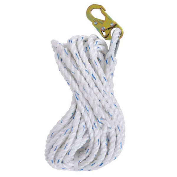 Peakworks V8257065 RK8-50 50FT Grommeted Leg Roofer's Kit - Reusable Bracket - ADP Rope Grab - SP Lanyard