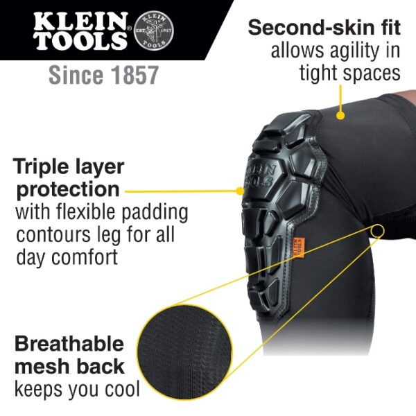Klein 60511 M/L Heavy Duty Knee Pad Sleeves