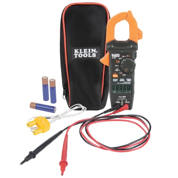 CL320 AC#5 Klein CL320 AC Auto-Ranging HVAC Digital Clamp Meter, 400 Amp