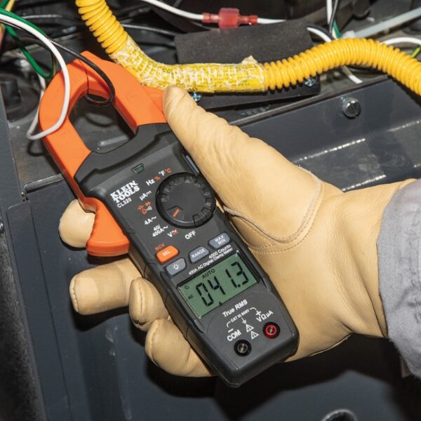 CL320 AC#6 Klein CL320 AC Auto-Ranging HVAC Digital Clamp Meter, 400 Amp