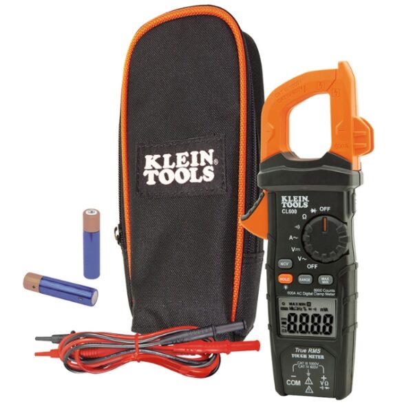 Klein CL600 True RMS AC Auto-Ranging Digital Clamp Meter