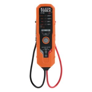 Klein ET40 Digital AC/DC Voltage Tester: 12V to 240V AC and 1.5V to 24V DC